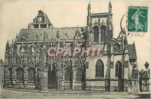 Ansichtskarte AK Louviers Eglise Notre Dame Ensemble Meridional