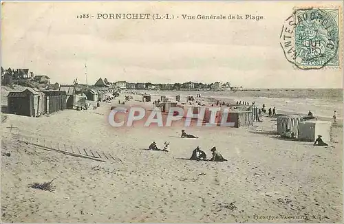 Cartes postales Pornichet (L I) Vue Generale de la Plage