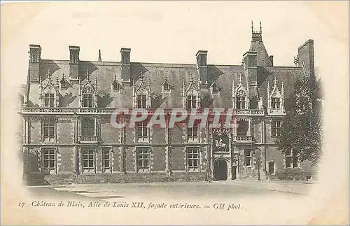 Ansichtskarte AK Chateau de Blois Aile de Louis XII Facade Exterieure (carte 1900)