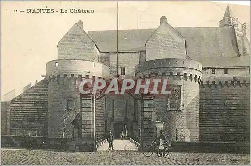 Cartes postales Nantes Le Ch�teau Velo Cycle