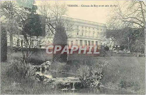 Cartes postales Vernon Chateau de Bizy et un Coin du Parc