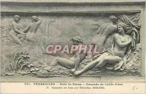 Ansichtskarte AK Versailles Bain de Diane Cascade de l'Allee d'Eau