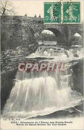 Cartes postales Deversoir de l'Etang des Ponts Neufs Route de Saint Brieuc au Val Andre