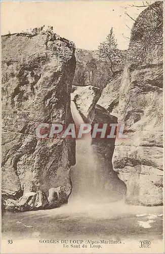 Cartes postales Gorges du Loup (Alpes Maritimes) Le Saut du Loup