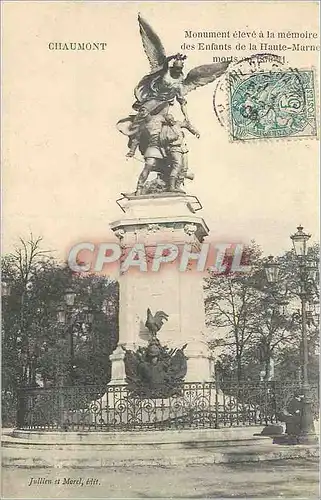 Cartes postales Chaumont Monument Eleve a la Memoire des Enfants de la Haute Marne