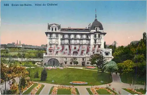 Cartes postales Evian les Bains Hotel du Chatelet