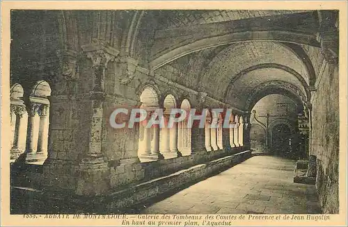 Cartes postales Abbaye de Montmajour Galerie des Tombeaux des Comptes de Provence et de Jean Hugotin