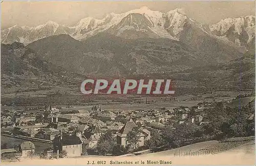 Cartes postales Sallanches et le Mont Blanc