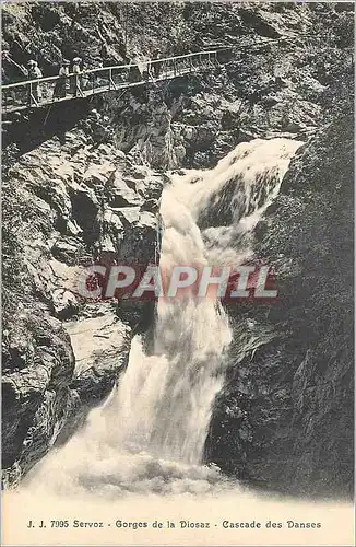 Ansichtskarte AK Servoz Gorges de la Diosaz Cascade des Danses