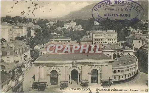 Ansichtskarte AK Aix les Bains Ensemble de l'Etablissement Thermal