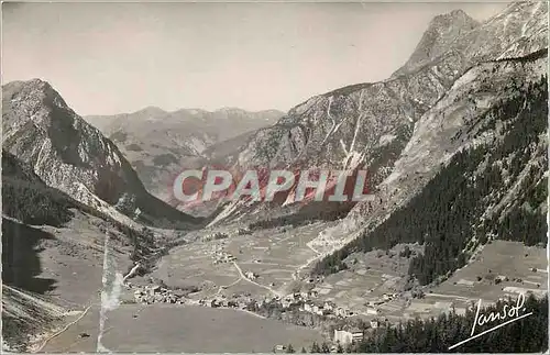 Moderne Karte Pralognan la Vanoise (Savoie) Alt 1430 m La Vallee et les Pointes de Villeneuve