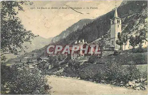 Cartes postales La Route de Brides et Bozet a Pralognan Le Planay