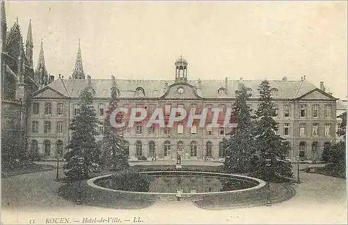 Cartes postales Rouen Hotel de Ville