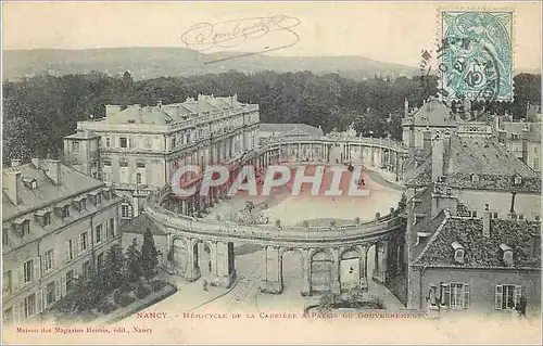 Ansichtskarte AK Nancy Hemicycle de la Carriere Palais du Gouvernement