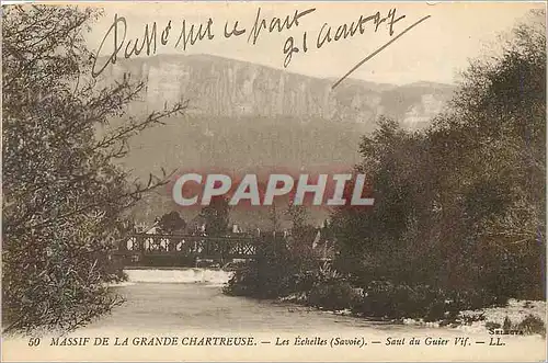 Ansichtskarte AK Massif de la Grande Chartreuse Les Echelles (Savoie) Saut du Guier