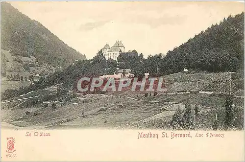 Cartes postales Menthon St Bernard Lac d'Annecy Le Ch�teau (carte 1900)