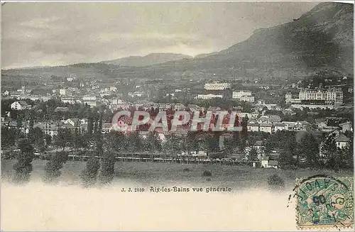 Cartes postales Aix les Bains Vue Generale (carte 1900)