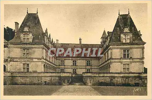 Ansichtskarte AK Villandry Chateaux de la Loire La Cour d'Honneur