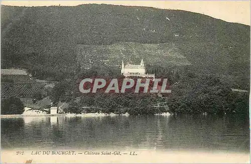 Cartes postales Lac du Bourget Chateau Saint Gil