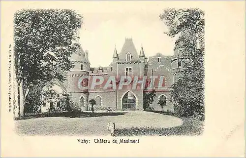 Ansichtskarte AK Vichy Chateau de Maulmont (carte 1900)