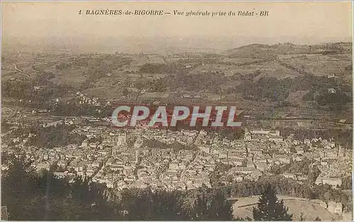 Cartes postales Bagneres de Bigorre Vue Generale prise du Bedat
