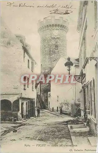 Cartes postales Vichy Tour de l'Horloge (carte 1900)