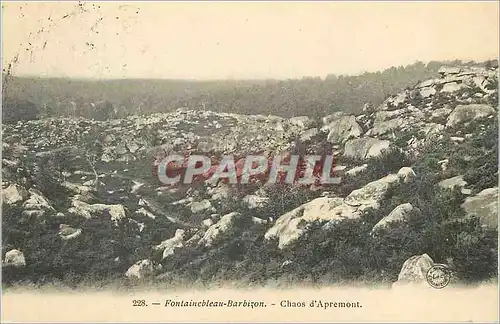 Ansichtskarte AK Fontainebleau Barbizon Chaos d'Apremont