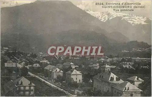 Cartes postales Environs d'Albertville Saint Sigismond (Savoie) Vue Generale