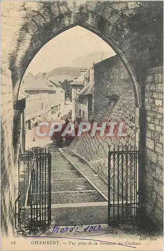 Cartes postales Chambery Vue prise de la Terrasse du Chateau