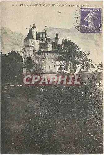 Cartes postales Chateau de Menthon St Bernard (Hte Savoie) Xe Siecle