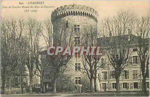 Ansichtskarte AK Chambery Tour de l'ancien Manoir des Sires de Chambery (XIe Siecle)