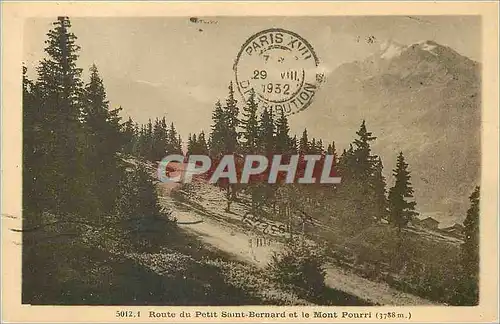 Ansichtskarte AK Route du Petit Saint Bernard et le Mont Pourri (1788 m)