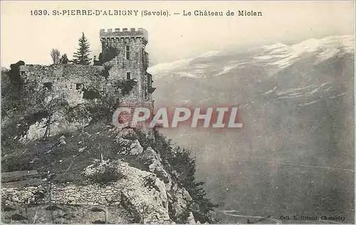 Cartes postales Pierre d'Albigny (Savoie) Le Chateau de Miolan