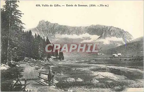 Cartes postales Vallee du Giffre Entree de Somman (alt 1350 m)