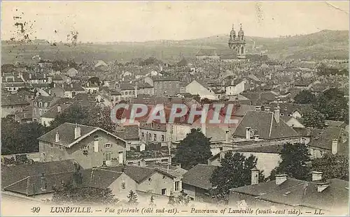 Cartes postales Luneville Vue Generale (Cote Sud Est)