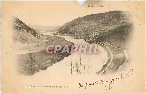 Cartes postales Besancon Le Doubs et la Vallee de la Malatte