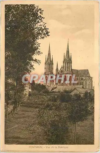 Ansichtskarte AK Pontmain Vue de la Basilique