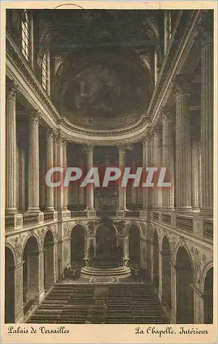 Ansichtskarte AK Palais de Versailles La Chapelle Interieur Orgue