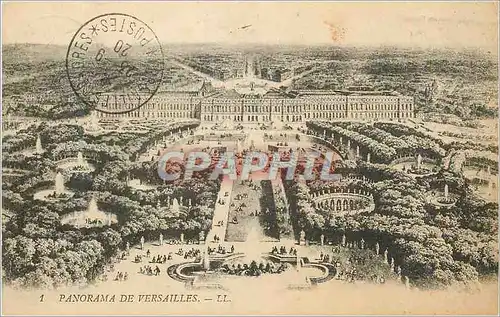 Cartes postales Versailles Panorama