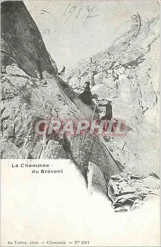 Ansichtskarte AK La Cheminee du Brevent Alpinisme