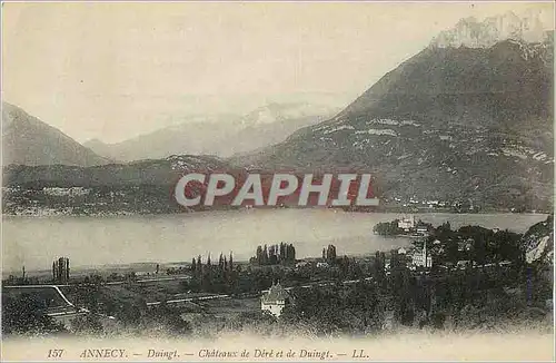 Cartes postales Annecy Duingt Chateaux de Dere et de Duingt