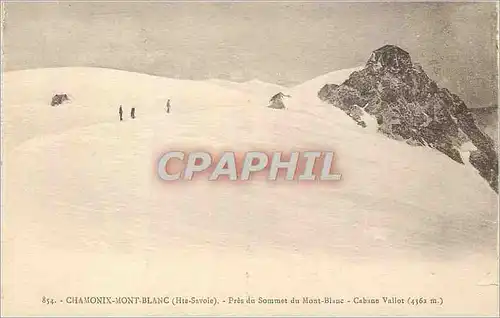 Ansichtskarte AK Chamonix Mont Blanc (Hte Savoie) Pres du Sommet du Mont Blanc