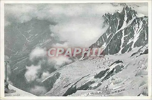 Cartes postales La Vallee de Chamonix Vue du Mont Blanc Splendid Hotel Les Praz Chamonix