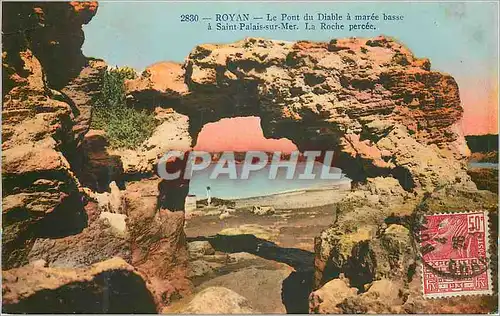 Cartes postales Royan Le Pont du Diable a Maree Basse a Saint Palais sur Mer