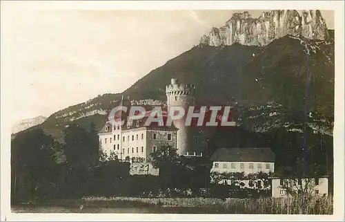 Moderne Karte Lac d'Annecy Duingt Le Chateau