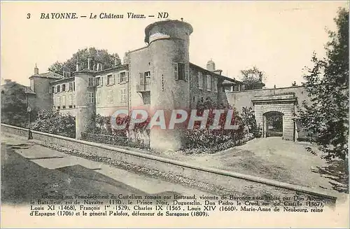 Ansichtskarte AK Bayonne Le Chateau Vieux