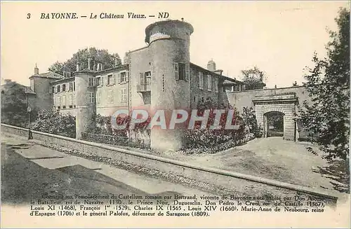 Cartes postales Bayonne Le Chateau Vieux