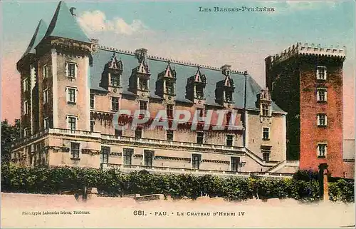 Cartes postales Pau Les Basses Pyrenees Le Chateau d'Henri IV