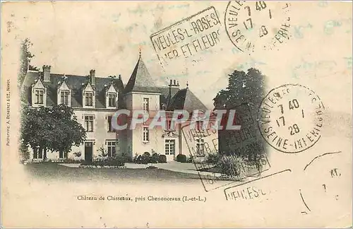 Cartes postales Chateau de Chisseaux pres Chenonceaux (I et L)