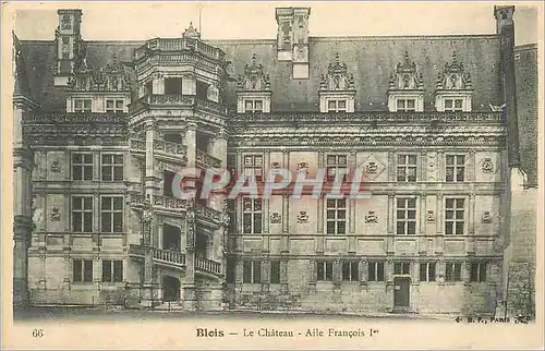 Cartes postales Blois Le Chateau Aile Francois 1er